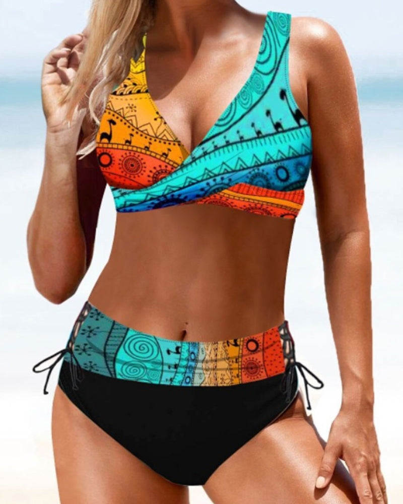 Scarlett - Colourful bikini swimsuit