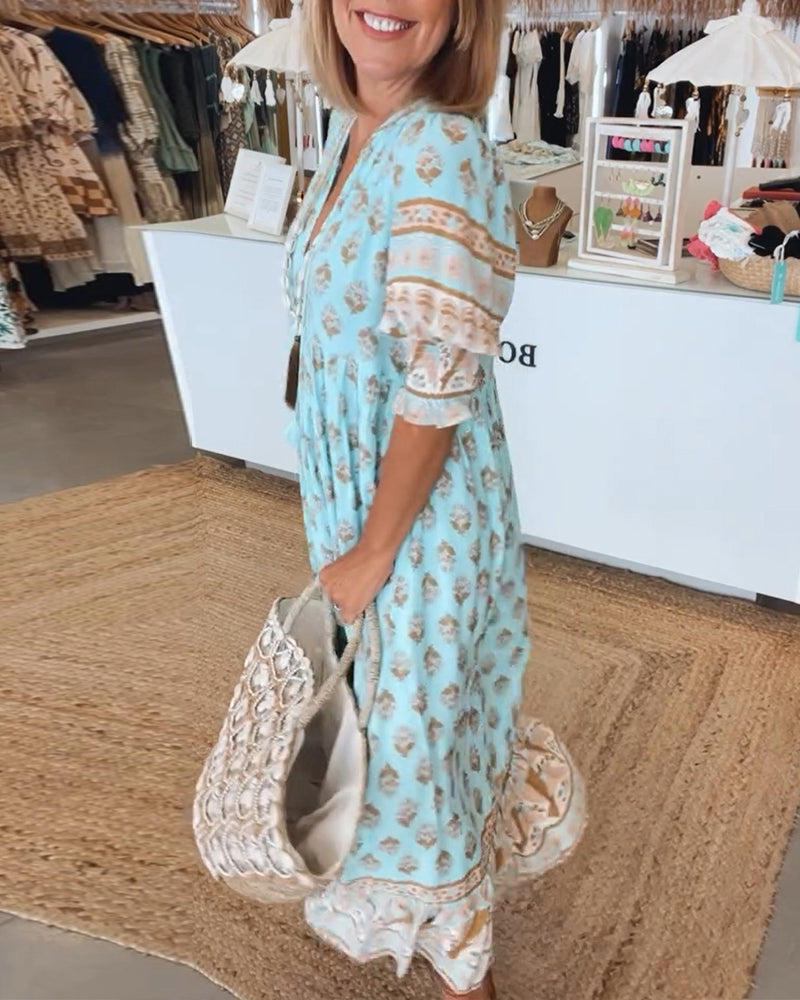 Iggy – Bohemian Tiered Maxi Dress