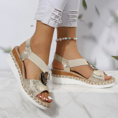 Elara - Comfortable and Lightweight Wedge Sandals
