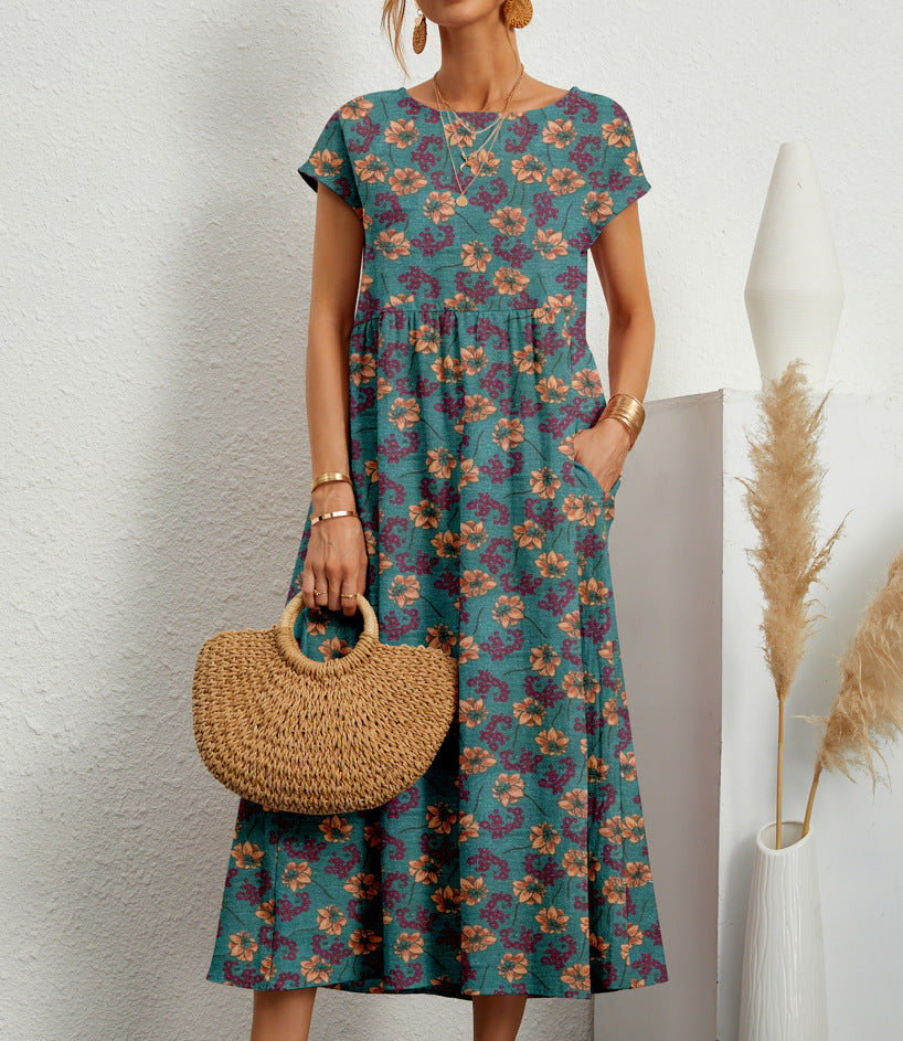Roxanne - Chic Floral Dress