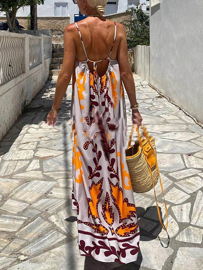 Etia- Printed Loose Cami Dress