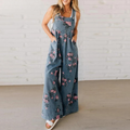 Denim with flowers