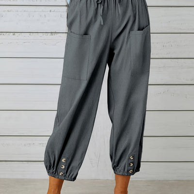 Wide Leg Capri Pants