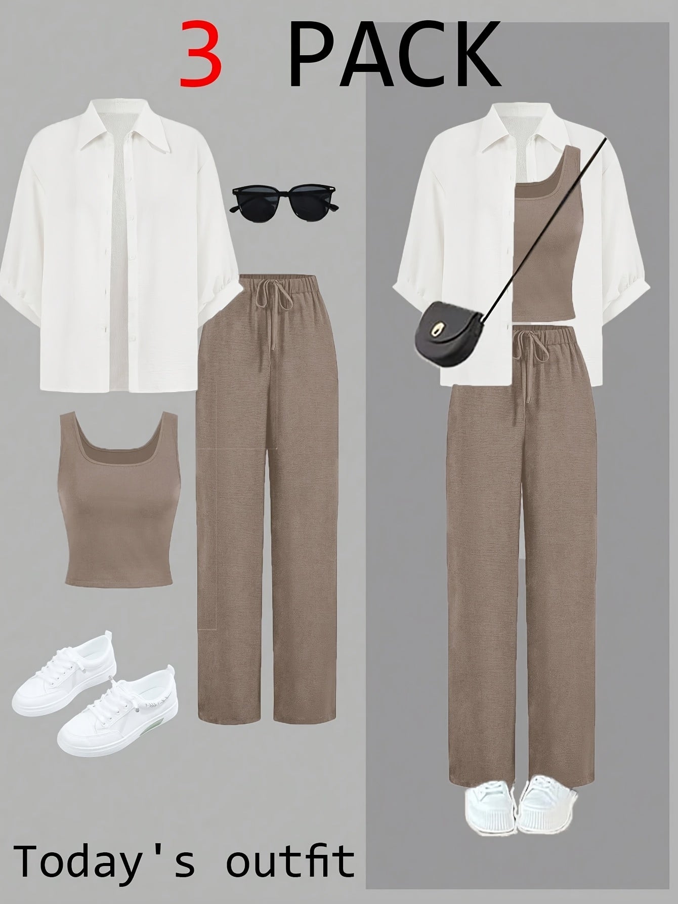 Lubin | Women's Casual Summer 3pcs Set