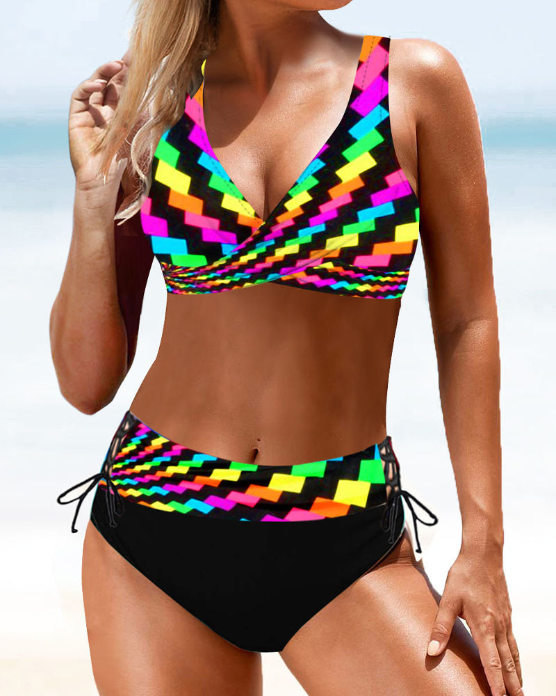 Scarlett - Colourful bikini swimsuit