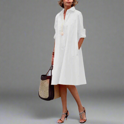 SANDRA | ELEGANT CASUAL POLO DRESS