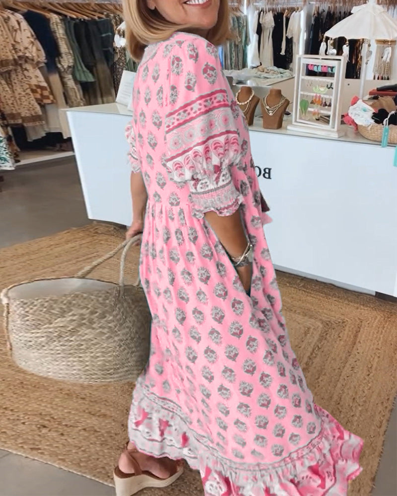 Iggy – Bohemian Tiered Maxi Dress