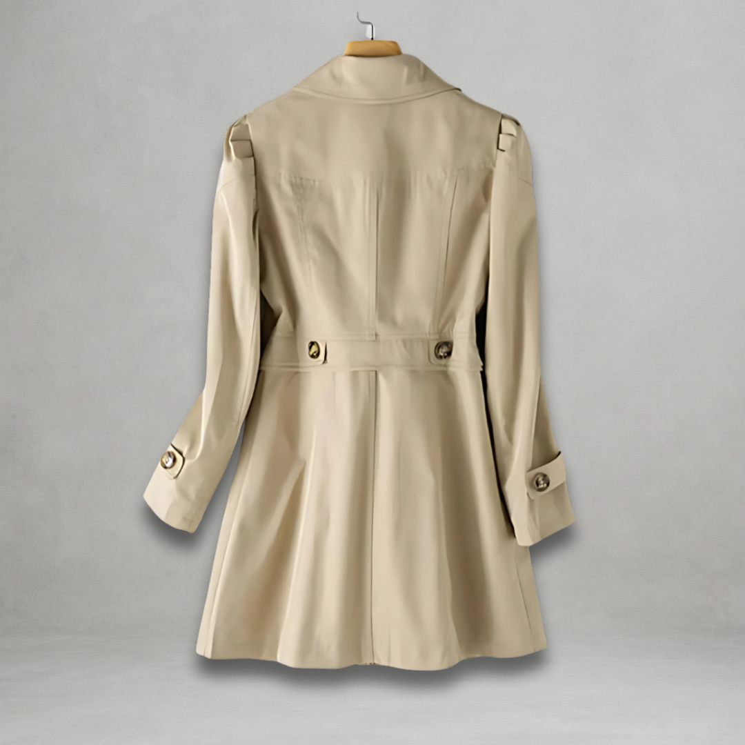 Dani™ | Stylish Longline Button-Down Coat