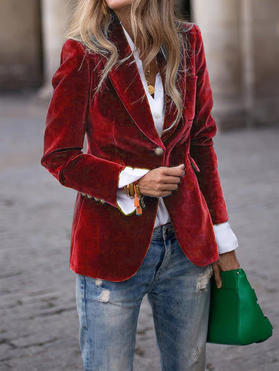 MARNIE™| TAILORED VELVET BLAZER