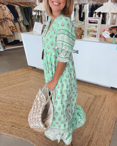 Iggy – Bohemian Tiered Maxi Dress