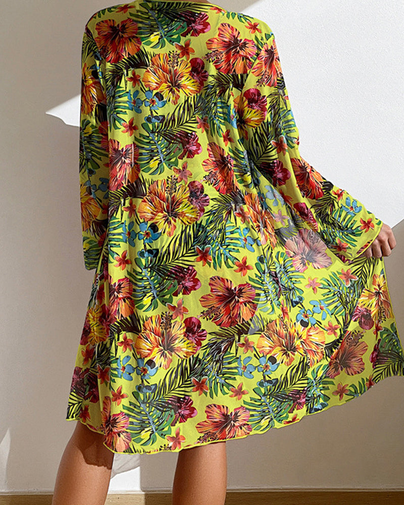Carren - Bikini and floral skirt
