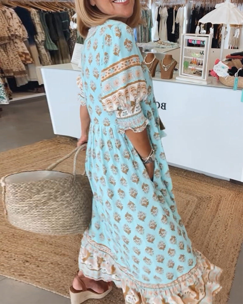 Iggy – Bohemian Tiered Maxi Dress