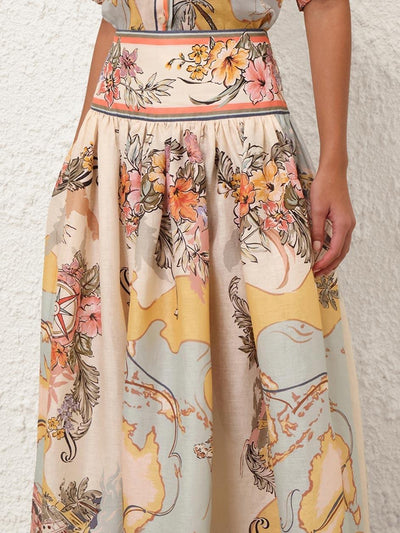 Jamela™ Midi Skirt