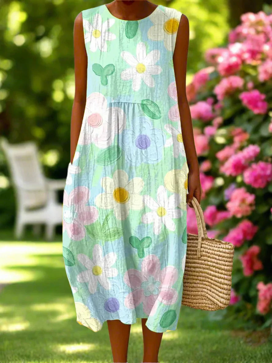Lucy™ - Stylish Casual Floral Dress