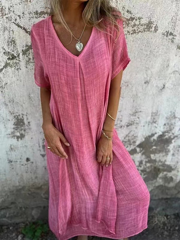 Megan | Comfortable dress with V-neckline