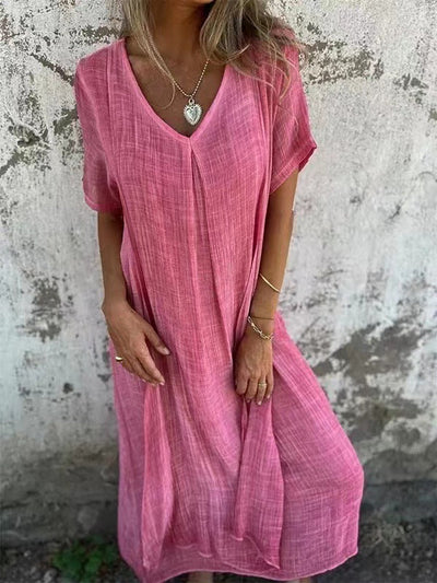 Megan | Comfortable dress with V-neckline
