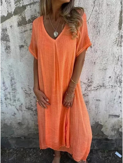 Megan | Comfortable dress with V-neckline