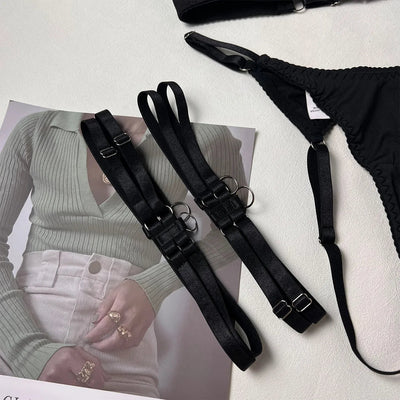 Desiree – Seductive Strappy Lingerie Set