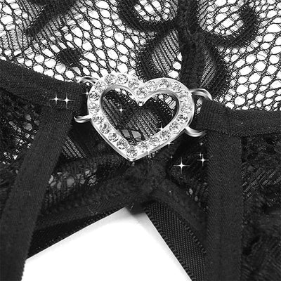 Luna – Deep V Lace Bodysuit