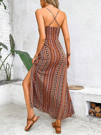 Hanna™ - Ethnic Backless Dress
