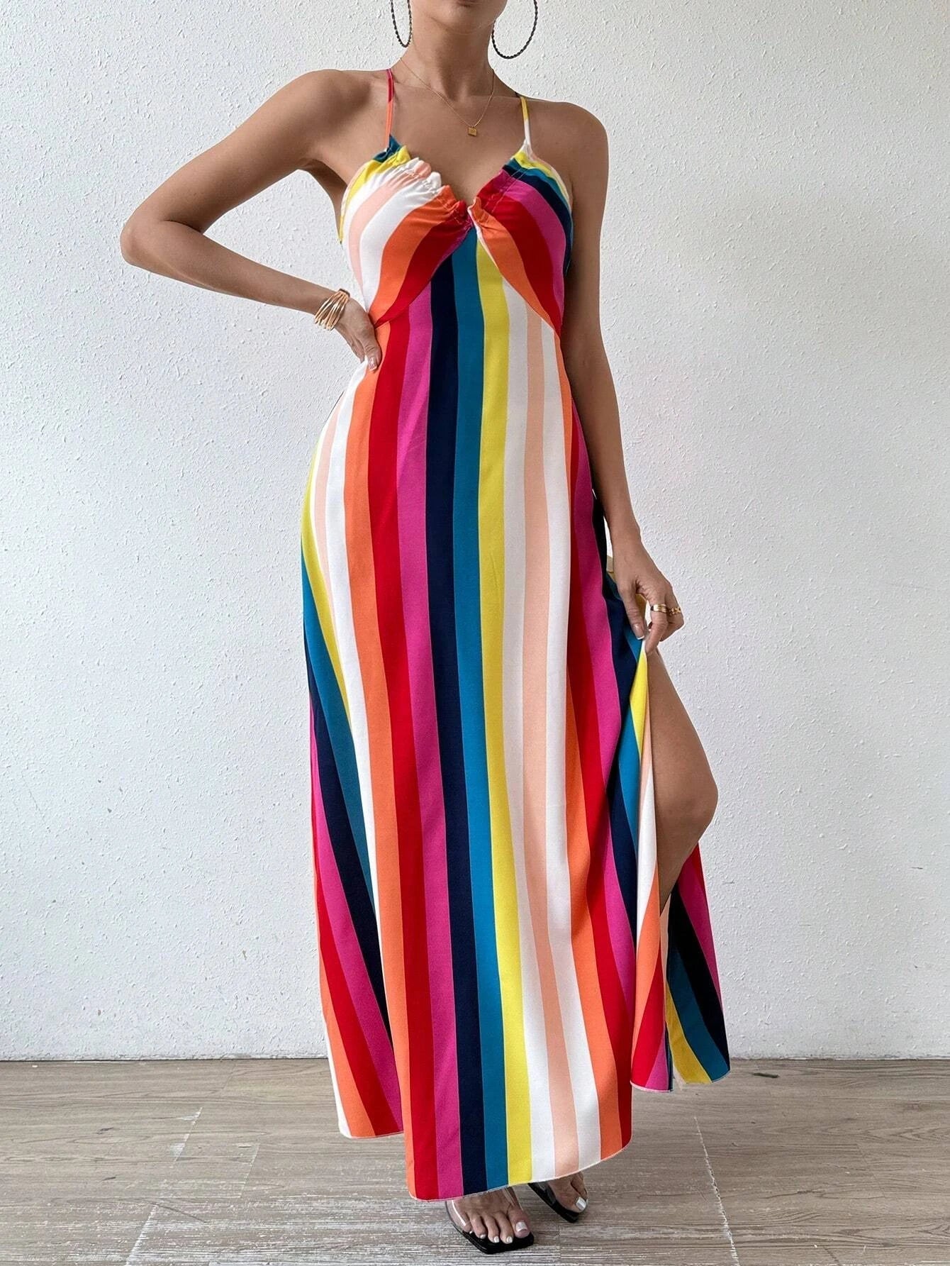 Hanna™ - Ethnic Backless Dress