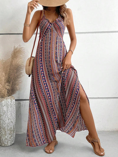 Hanna™ - Ethnic Backless Dress