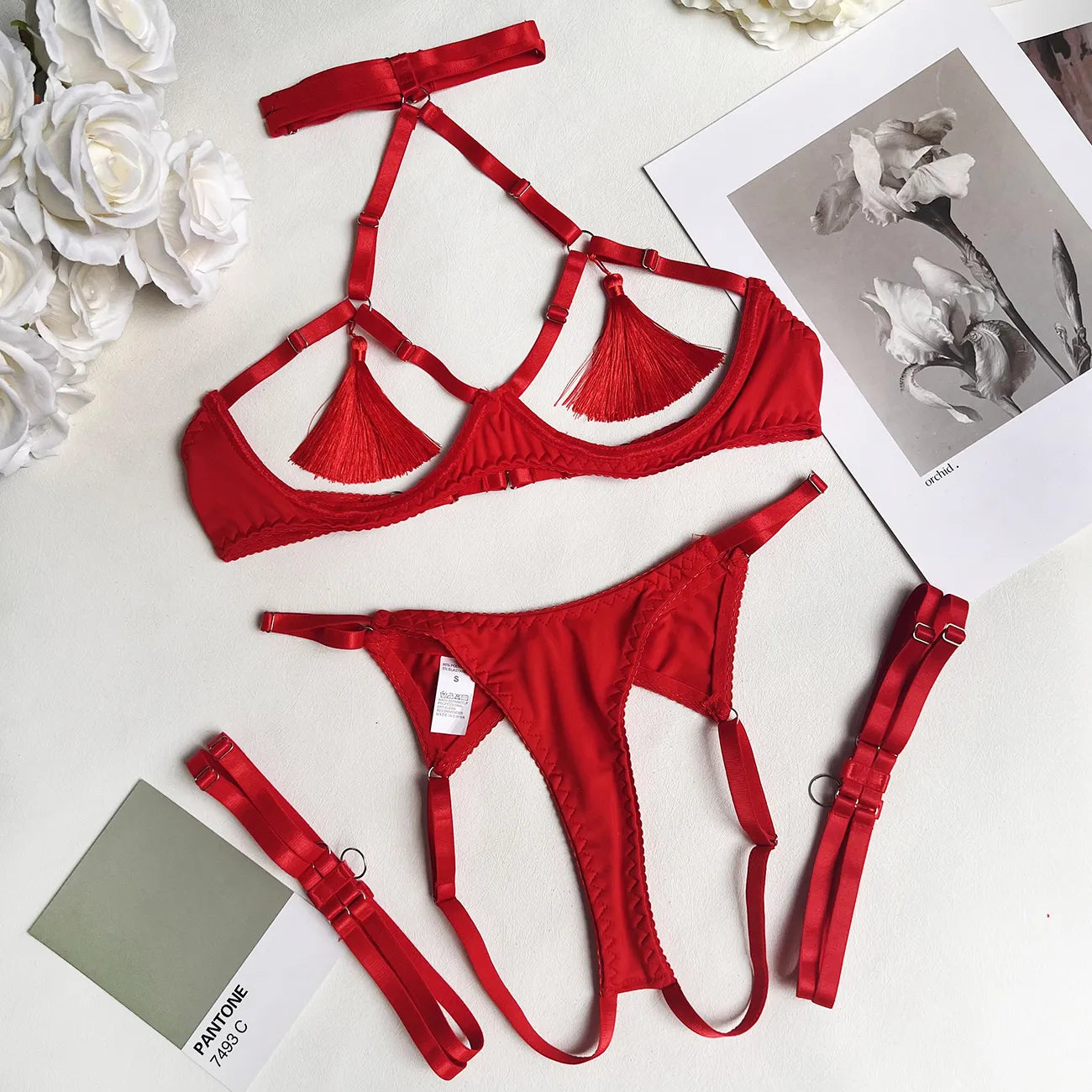 Desiree – Seductive Strappy Lingerie Set