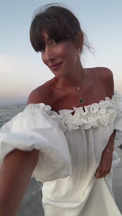Francisca™ - Elegant Off Shoulder Summer Dress