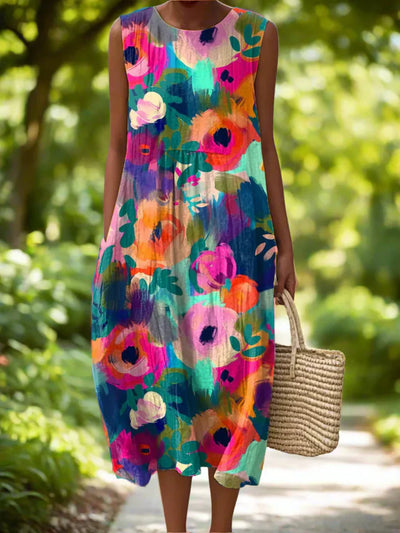 Lucy™ - Stylish Casual Floral Dress