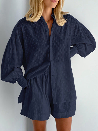 Cesca | Chic Shirt & Shorts Set ( Almost out of stock)