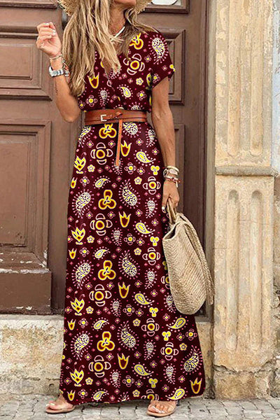 Lisa | BOHO DRESS WITH TUMMY COVER