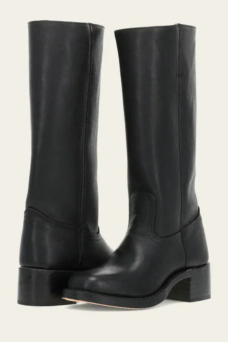 Keeley™-Knee-High Boots with Slim Fit and Structured Sole