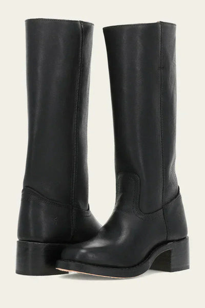 Keeley™-Knee-High Boots with Slim Fit and Structured Sole