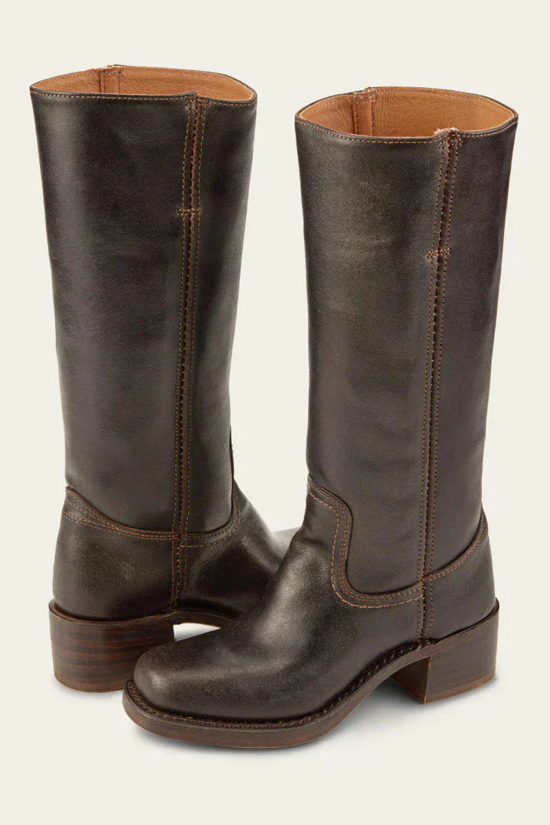 Keeley™-Knee-High Boots with Slim Fit and Structured Sole