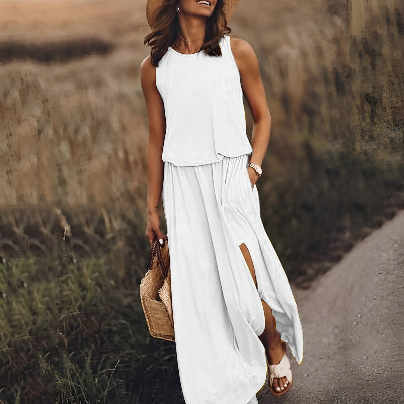 Lavine - Elegant Colourful Dress