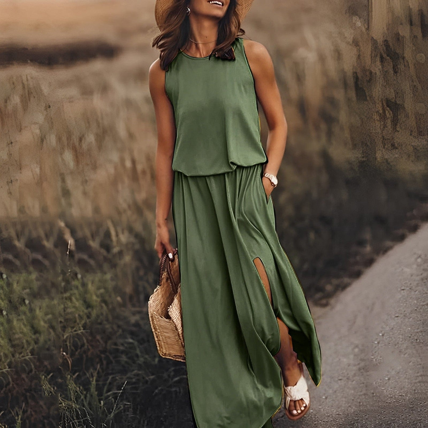 Lavine - Elegant Colourful Dress