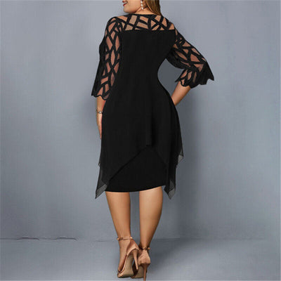 Jamie | Chic Plus Size Midi Dress