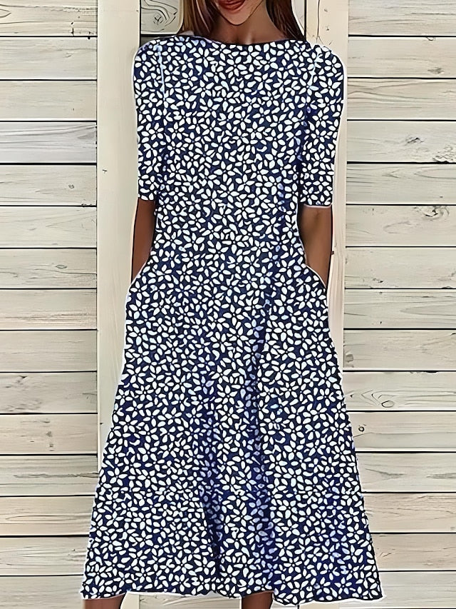Cindy | Coastal Bloom Dress